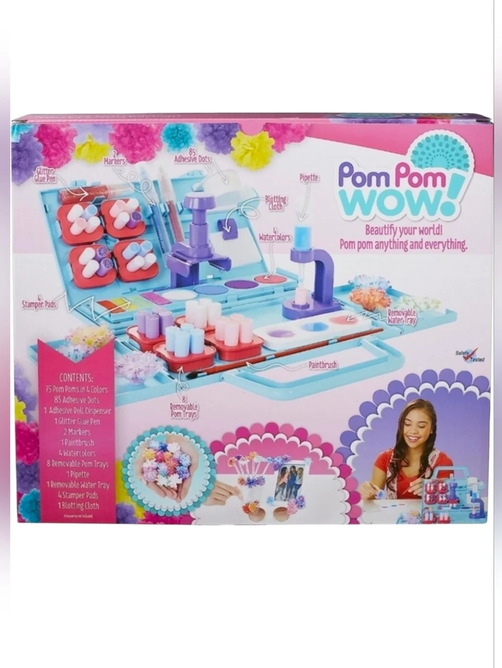 Pom Pom Wow! Decoration Station Play Set For Kids